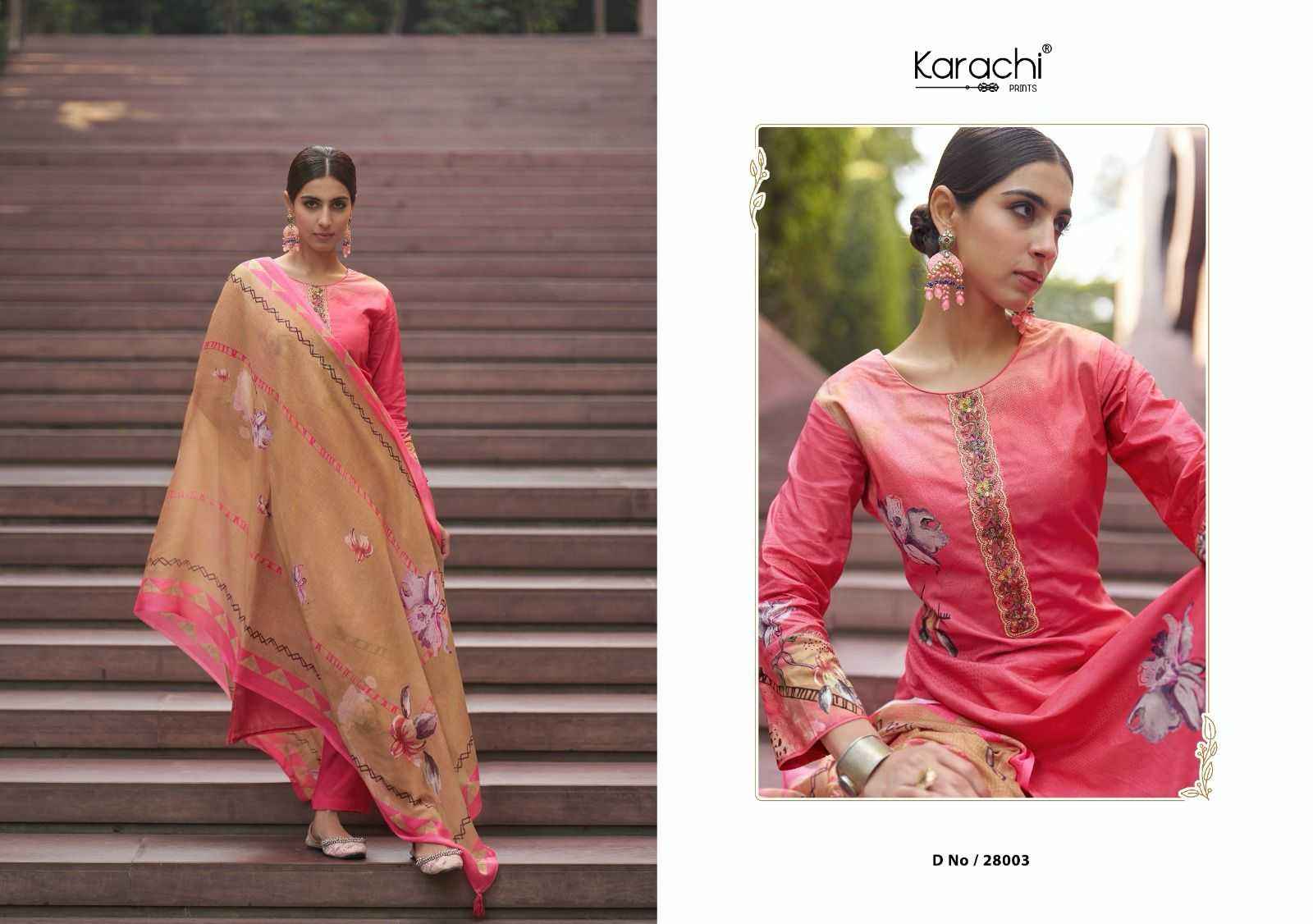 KARACHI PRINTS NAAYAAB LADIES DESIGNER SUITS ( 6 PCS CATALOG )