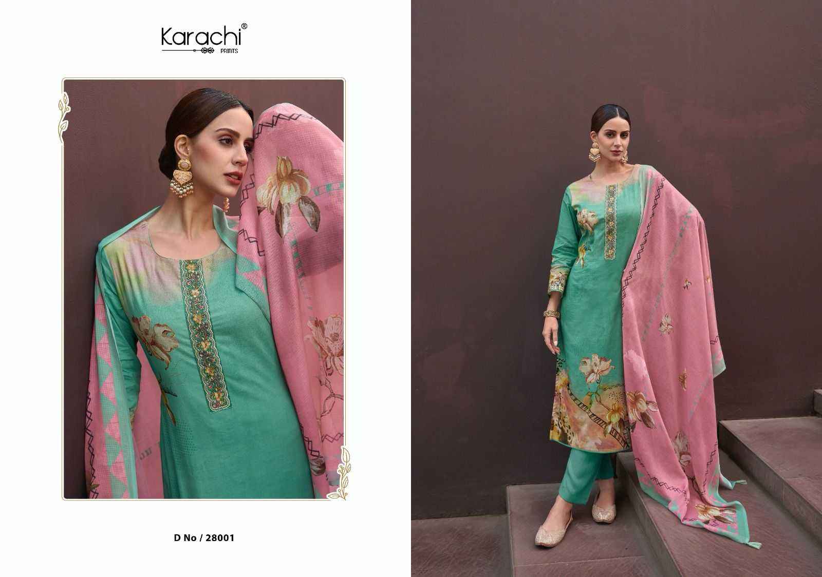 KARACHI PRINTS NAAYAAB LADIES DESIGNER SUITS ( 6 PCS CATALOG )