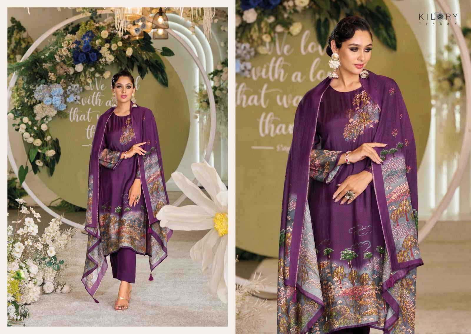 KILORY TRENDS MADHUBANI MUSLIN SALWAR KAMEEZ ( 6 PCS CATALOG )