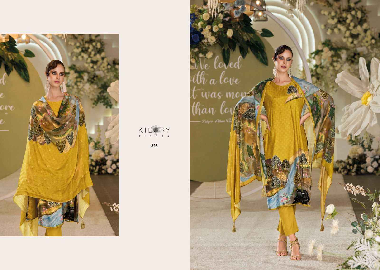 KILORY TRENDS MADHUBANI MUSLIN SALWAR KAMEEZ ( 6 PCS CATALOG )