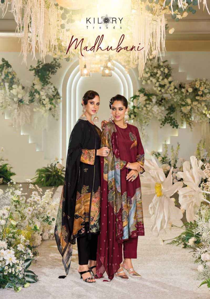 KILORY TRENDS MADHUBANI MUSLIN SALWAR KAMEEZ ( 6 PCS CATALOG )