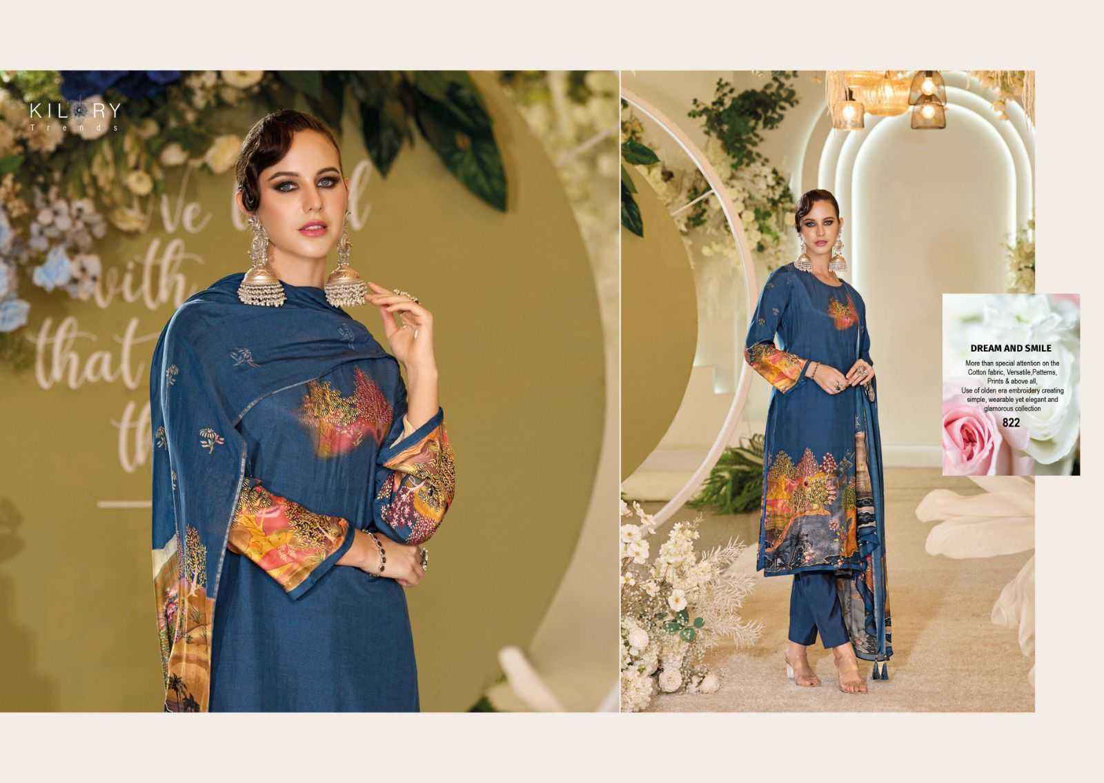 KILORY TRENDS MADHUBANI MUSLIN SALWAR KAMEEZ ( 6 PCS CATALOG )