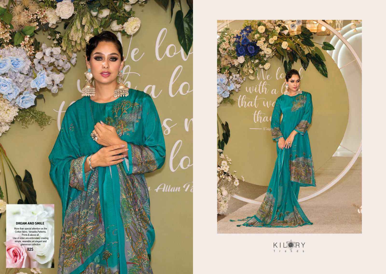 KILORY TRENDS MADHUBANI MUSLIN SALWAR KAMEEZ ( 6 PCS CATALOG )