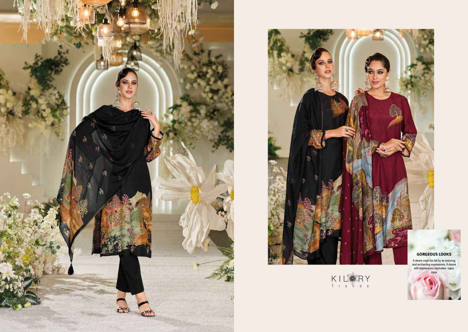 KILORY TRENDS MADHUBANI MUSLIN SALWAR KAMEEZ ( 6 PCS CATALOG )