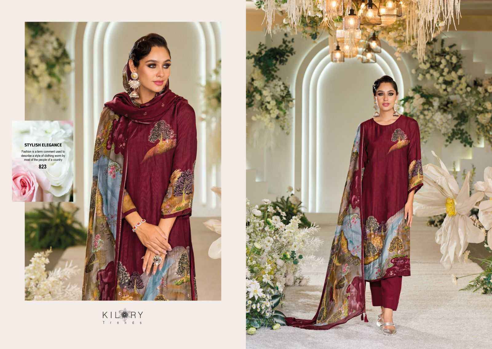 KILORY TRENDS MADHUBANI MUSLIN SALWAR KAMEEZ ( 6 PCS CATALOG )