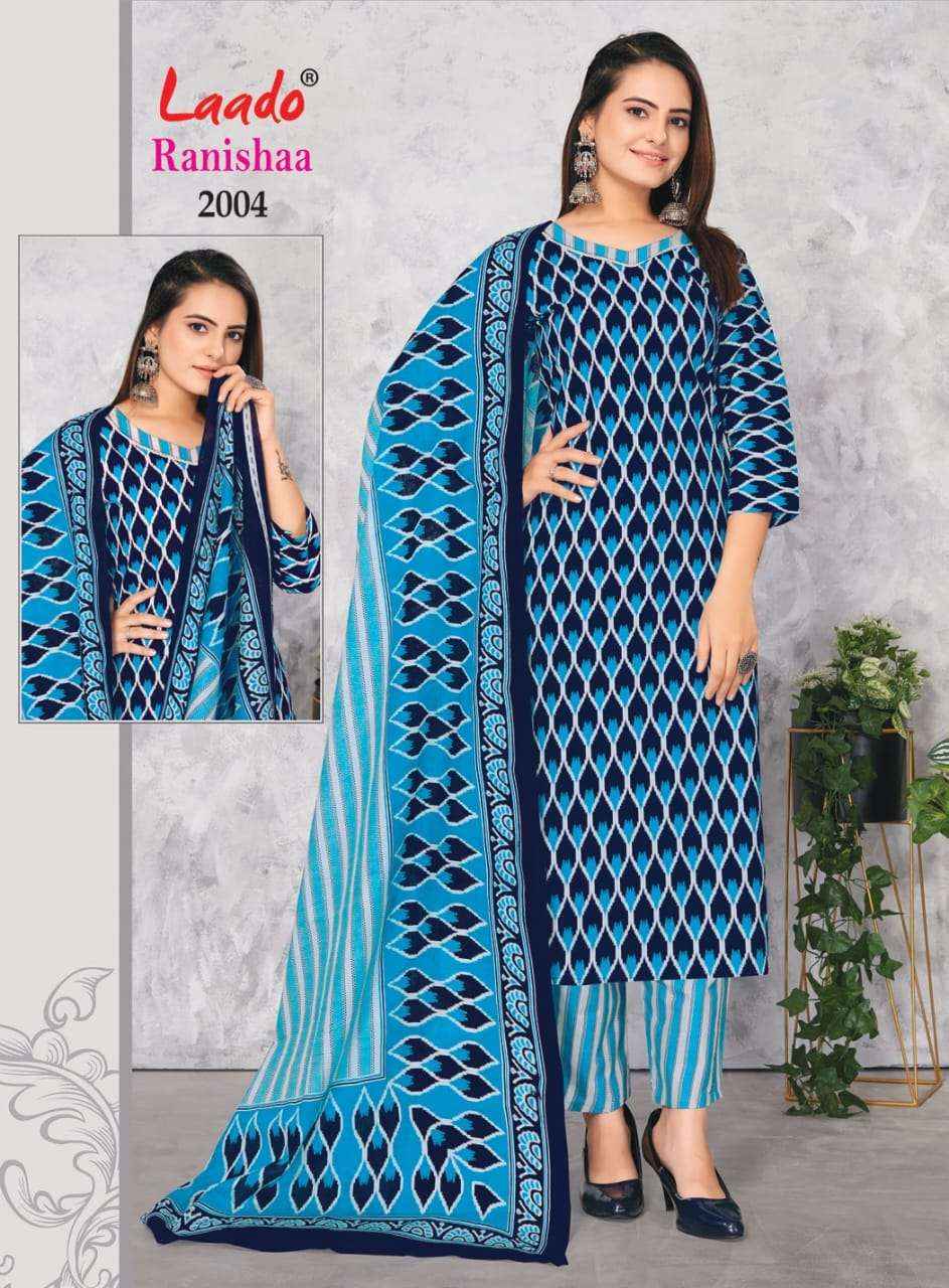 LAADO RANISHAA VOL 2 COTTON KURTI COMBO SET ( 10 PCS CATALOG )