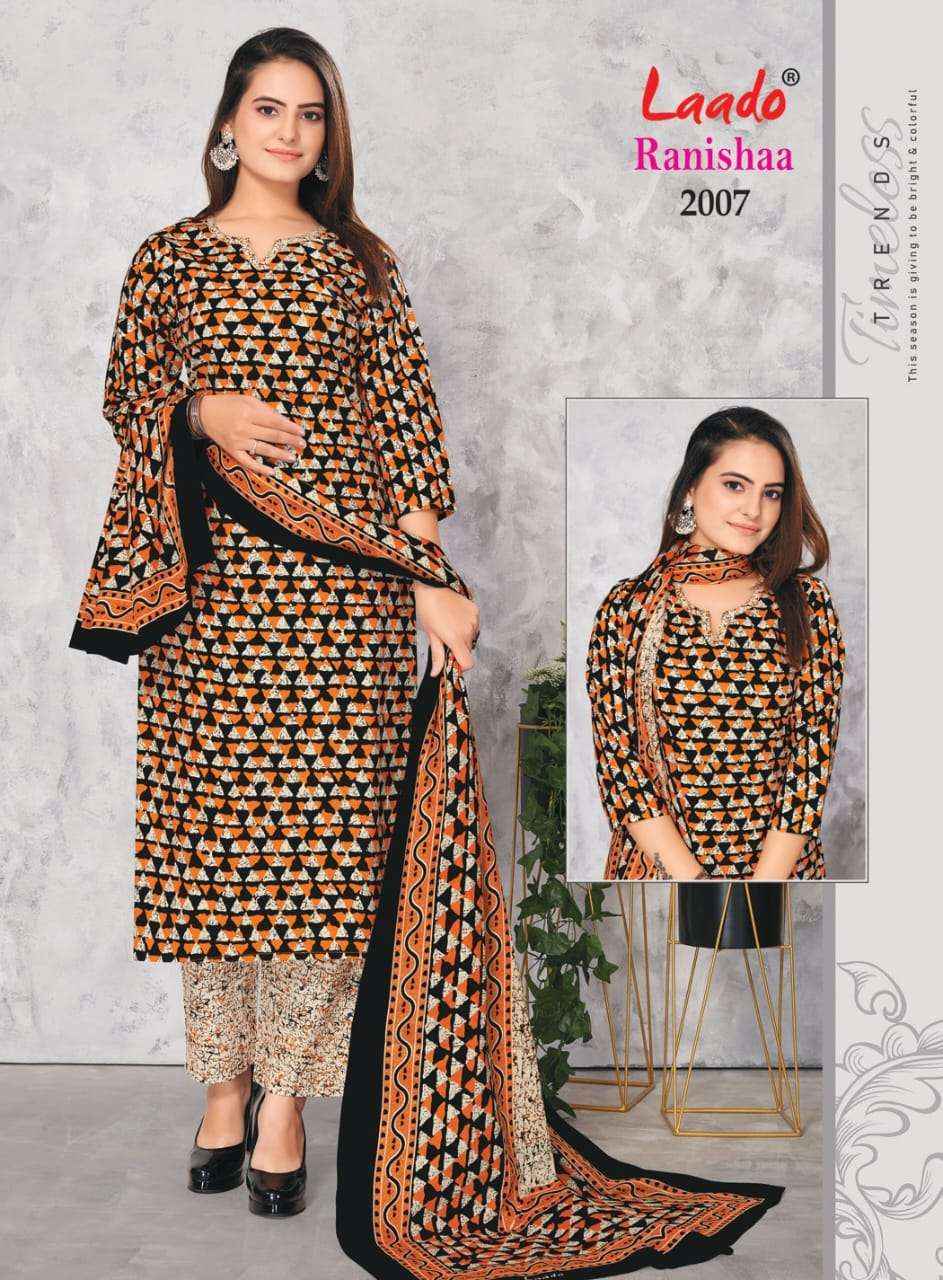 LAADO RANISHAA VOL 2 COTTON KURTI COMBO SET ( 10 PCS CATALOG )