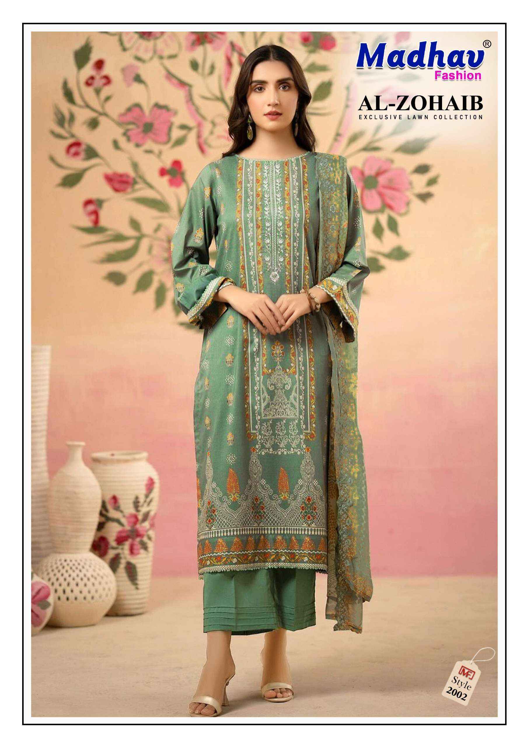 MADHAV FASHION AL ZOHAIB VOL 2 DRESS MATERIAL ( 6 PCS CATALOG )