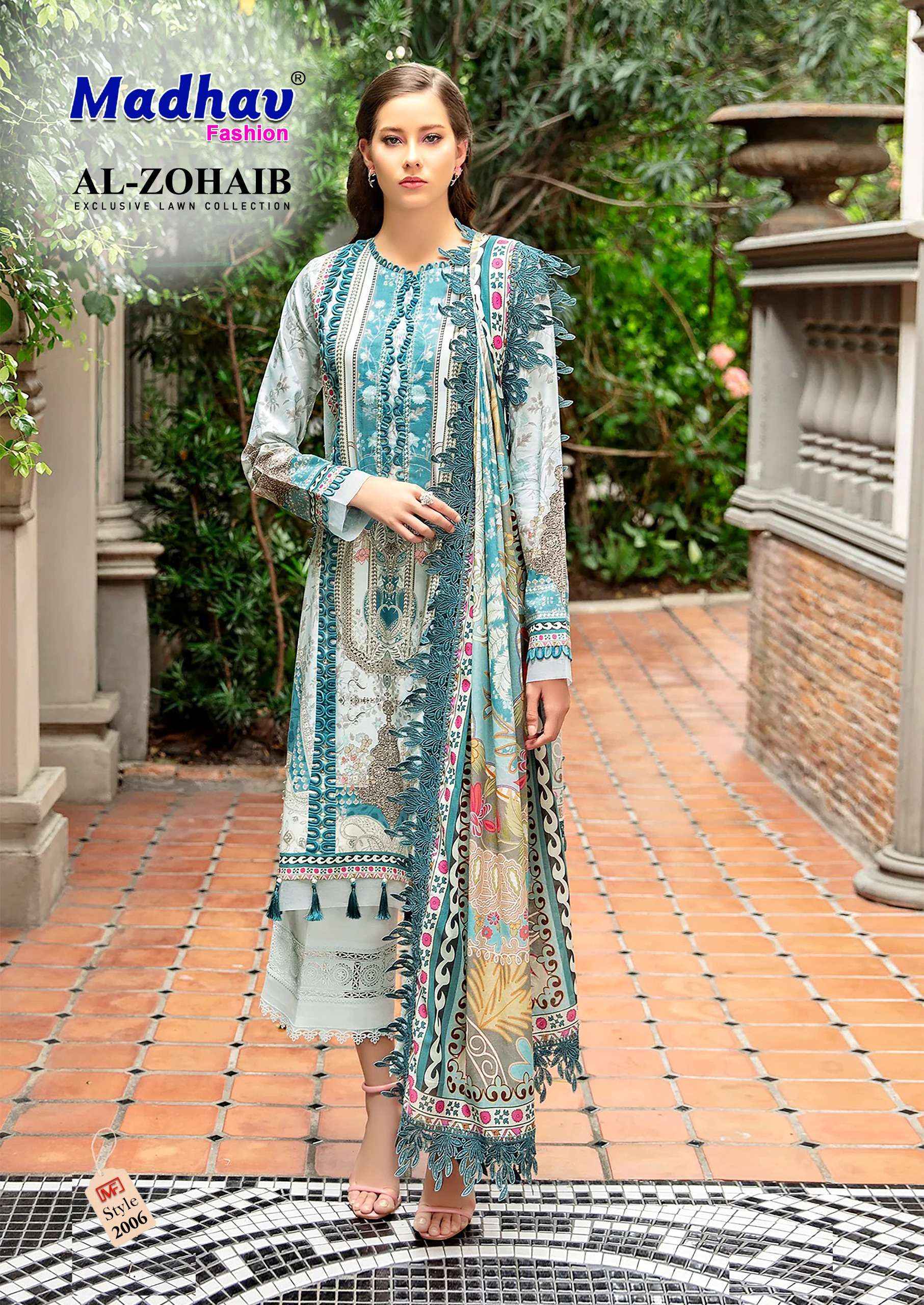 MADHAV FASHION AL ZOHAIB VOL 2 DRESS MATERIAL ( 6 PCS CATALOG )