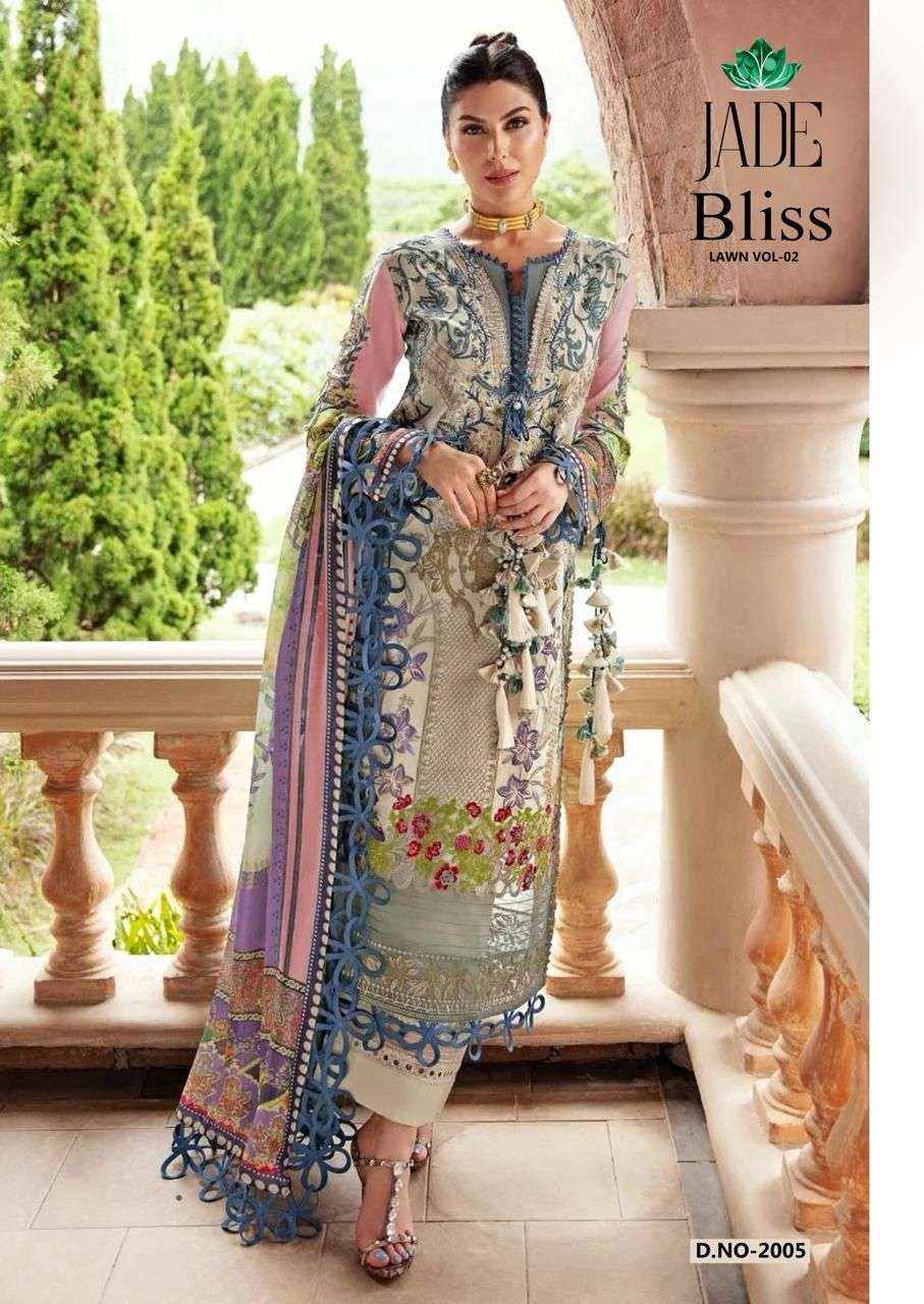 NAND GOPAL JADE BLISS VOL 2 COTTON PAKISTANI SALWAR SUITS ( 8 PCS CATALOG )