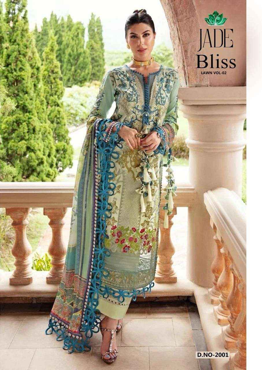 NAND GOPAL JADE BLISS VOL 2 COTTON PAKISTANI SALWAR SUITS ( 8 PCS CATALOG )