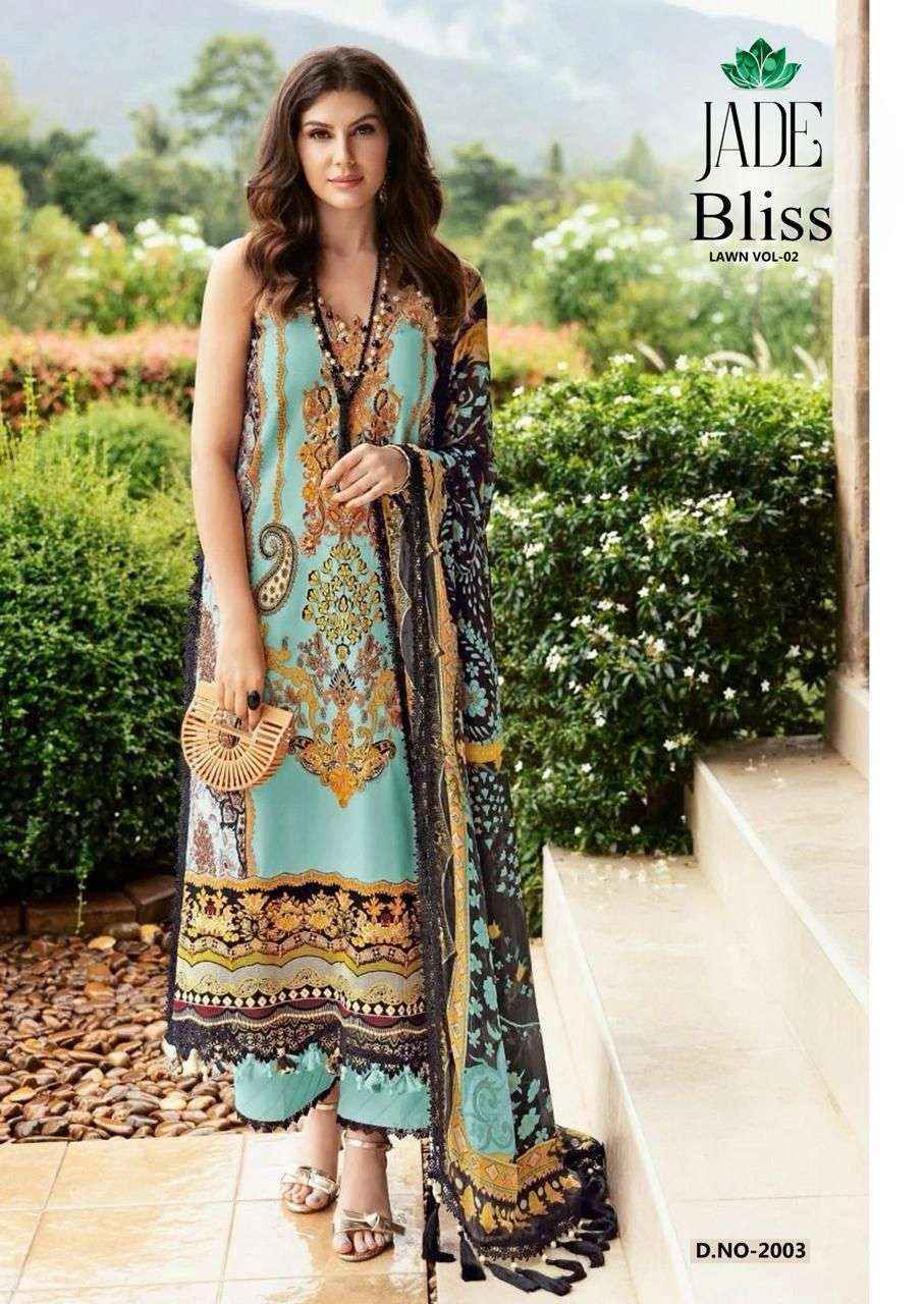 NAND GOPAL JADE BLISS VOL 2 COTTON PAKISTANI SALWAR SUITS ( 8 PCS CATALOG )