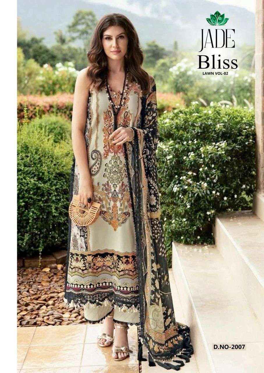 NAND GOPAL JADE BLISS VOL 2 COTTON PAKISTANI SALWAR SUITS ( 8 PCS CATALOG )