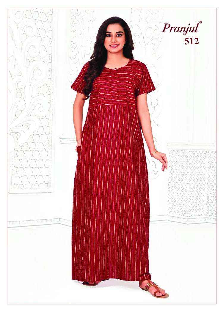 Pranjul Fashion Pure Cotton Nighty ( 15 pcs catalog )