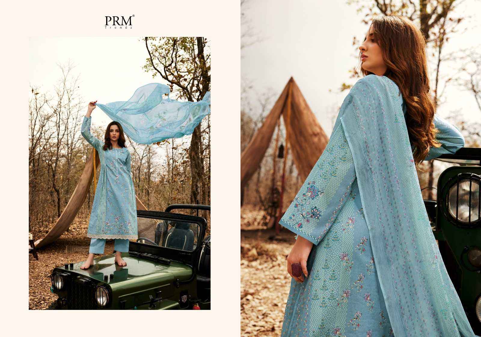 PRM TRENDZ IBADAT SALWAR KAMEEZ SURAT WHOLESALER ( 8 PCS CATALOG )