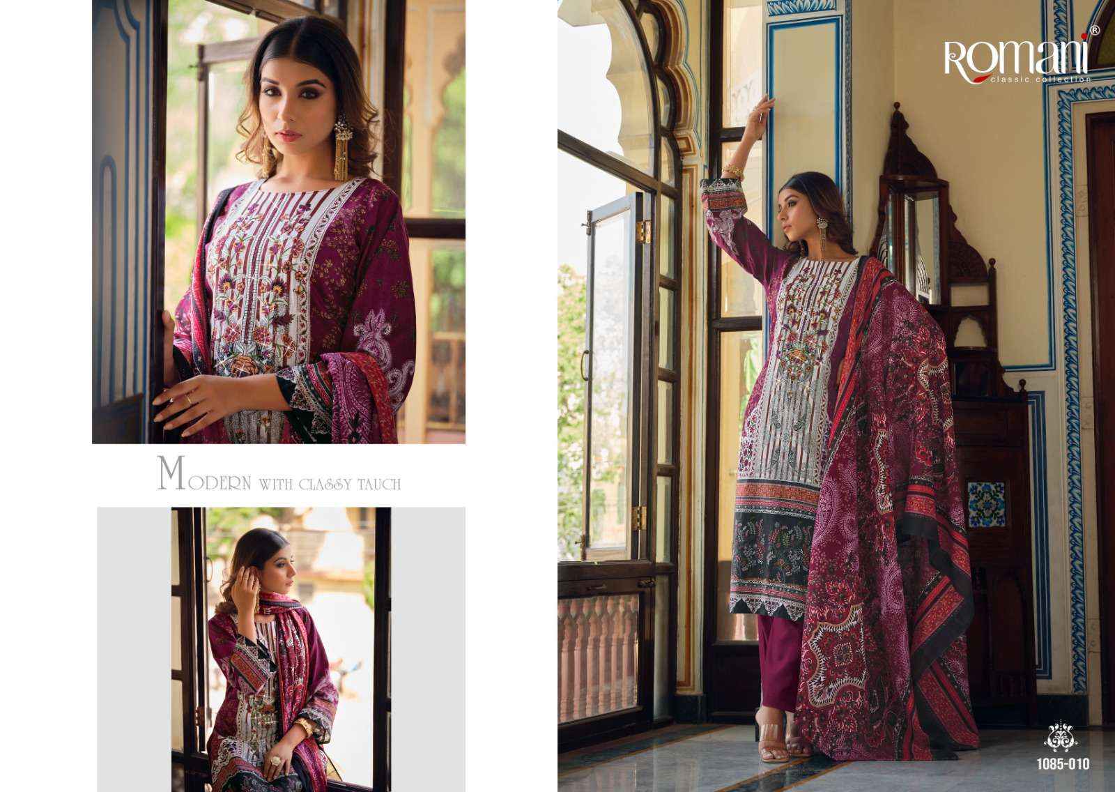 ROMANI NAIRA VOL-1 COTTON DESIGNER SALWAR SUITS ( 10 PCS CATALOG )