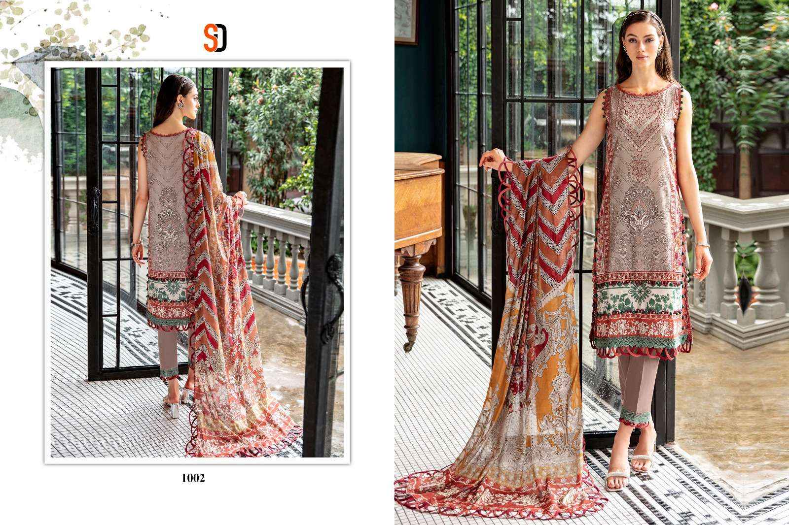 SHARADDHA DESIGNER NEEDLE WONDER VOL 1 PAKISTANI SUITS ( 4 PCS CATALOG )