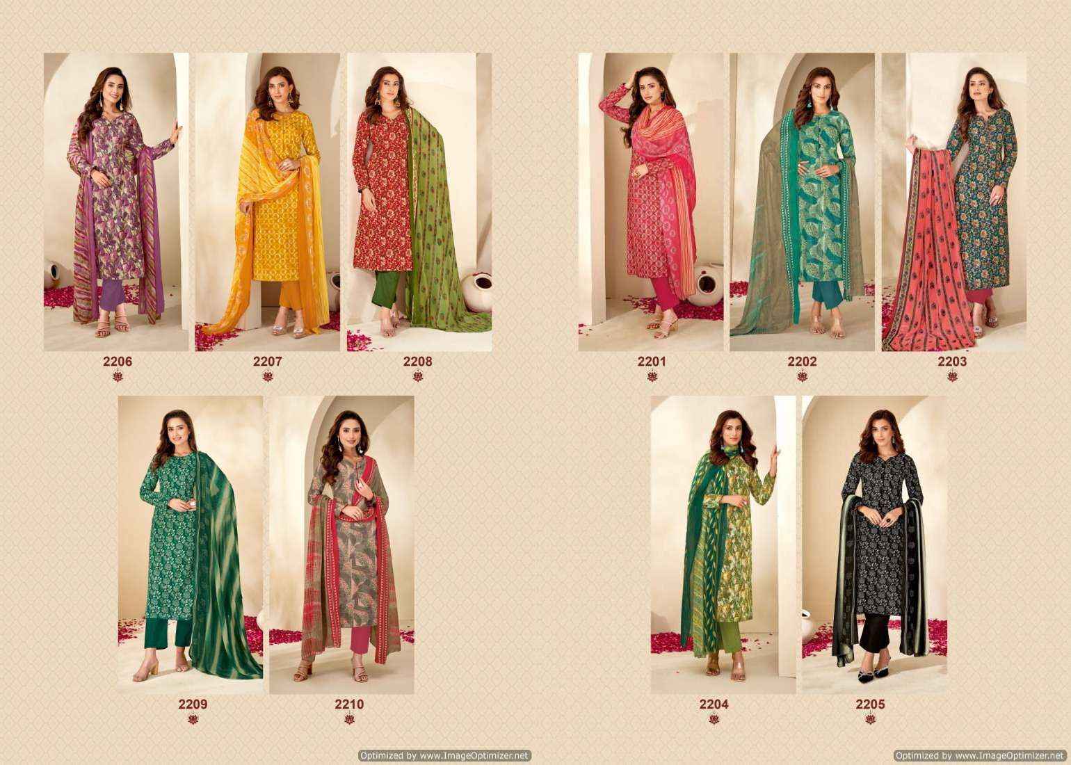 Suryajyoti Suhana Vol-22 Ladies Dress Materials ( 10 Pcs Catalog )