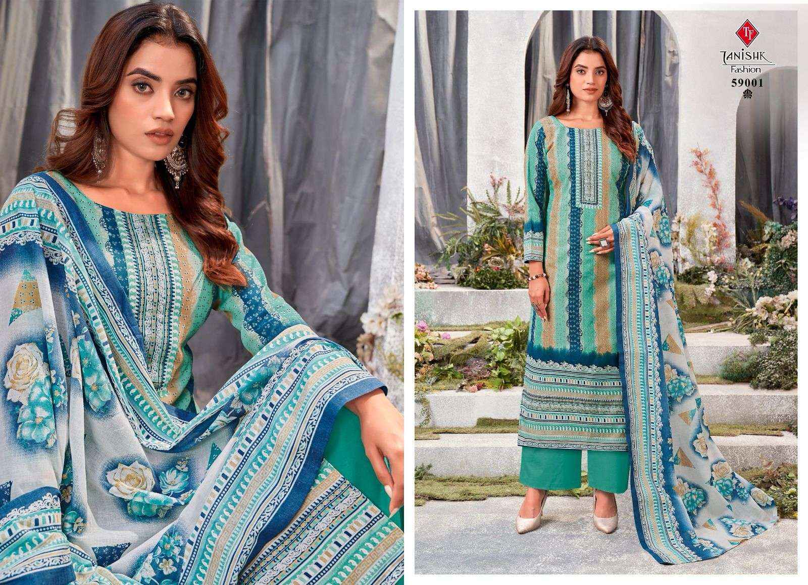 TANISHK FASHION GAZAL COTTON SALWAR KAMEEZ ( 8 PCS CATALOG )