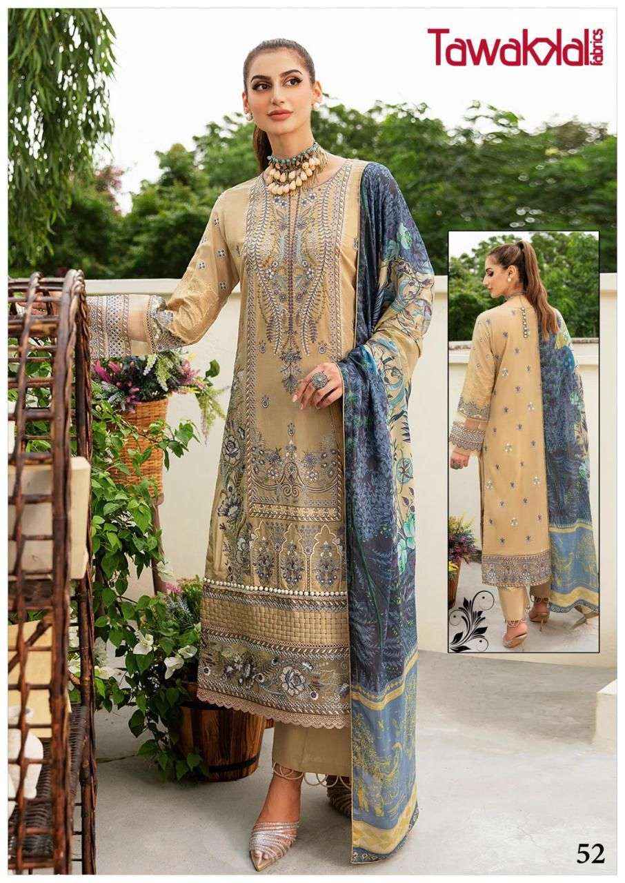 TAWAKKAL FABRICS MEHROZ VOL 6 PAKISTANI SALWAR KAMEEZ ( 10 PCS CATALOG )