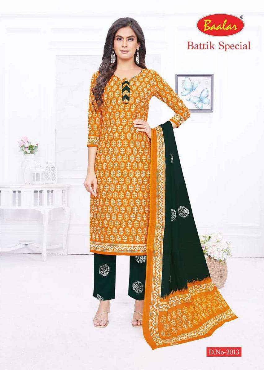 Baalar Battik Special Pent Vol 2 Readymade Suits ( 12 pcs Catalog )