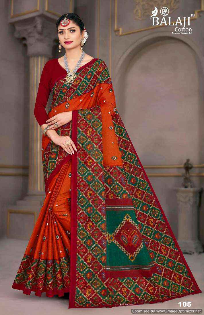 Balaji Cotton Mysore Masleen Vol-1 Pure cotton Sarees ( 10 Pcs Catalog )