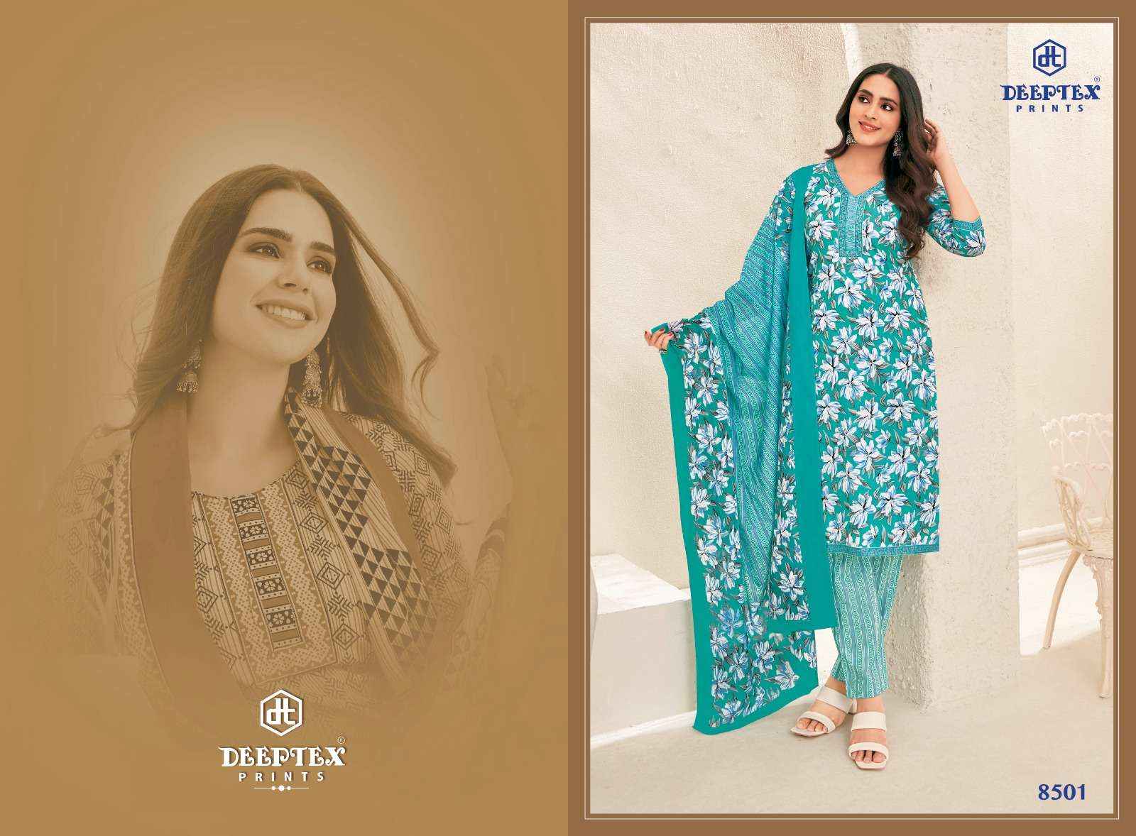 DEEPTEX PRINTS MISS INDIA VOL 85 COTTON PRINT DRESS MATERIAL ( 26 PCS CATALOG )