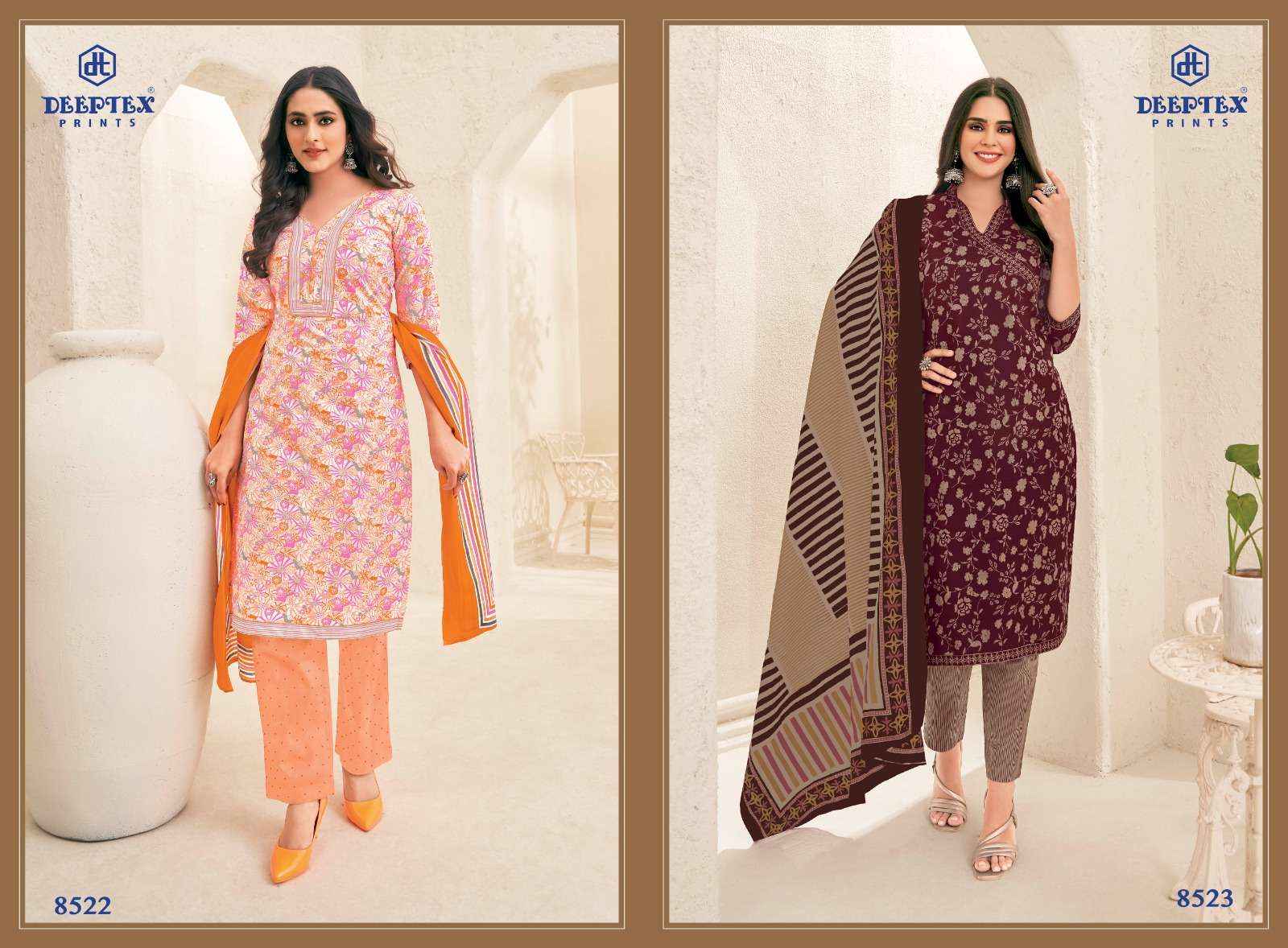 DEEPTEX PRINTS MISS INDIA VOL 85 COTTON PRINT DRESS MATERIAL ( 26 PCS CATALOG )