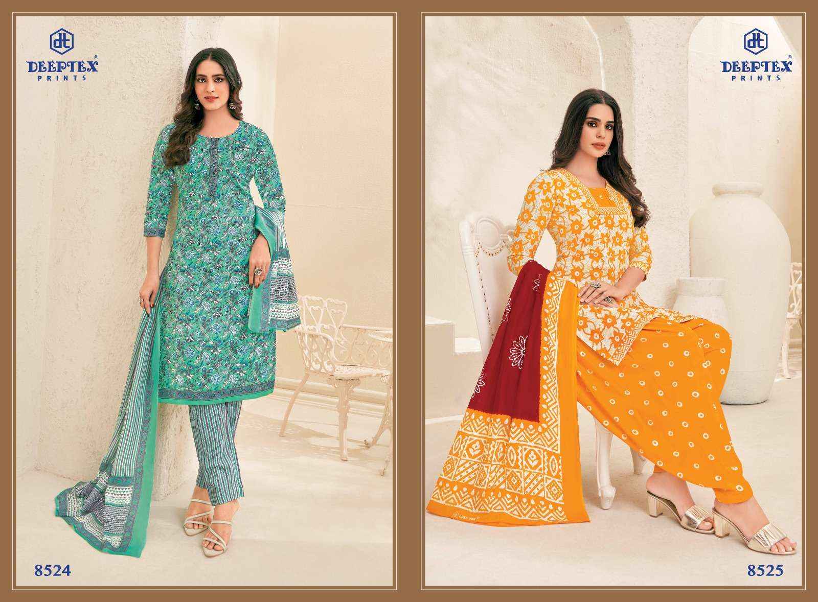 DEEPTEX PRINTS MISS INDIA VOL 85 COTTON PRINT DRESS MATERIAL ( 26 PCS CATALOG )