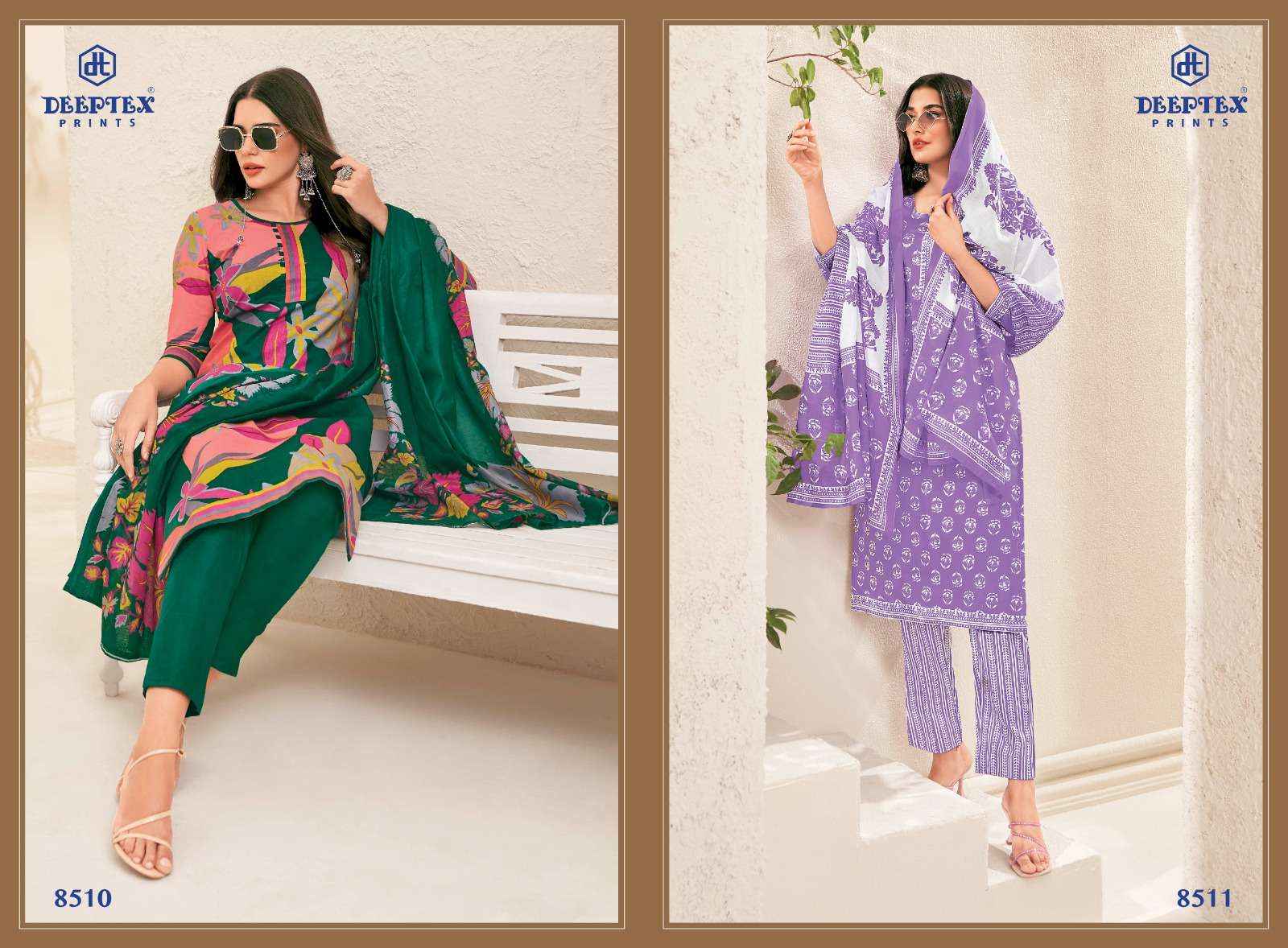 DEEPTEX PRINTS MISS INDIA VOL 85 COTTON PRINT DRESS MATERIAL ( 26 PCS CATALOG )