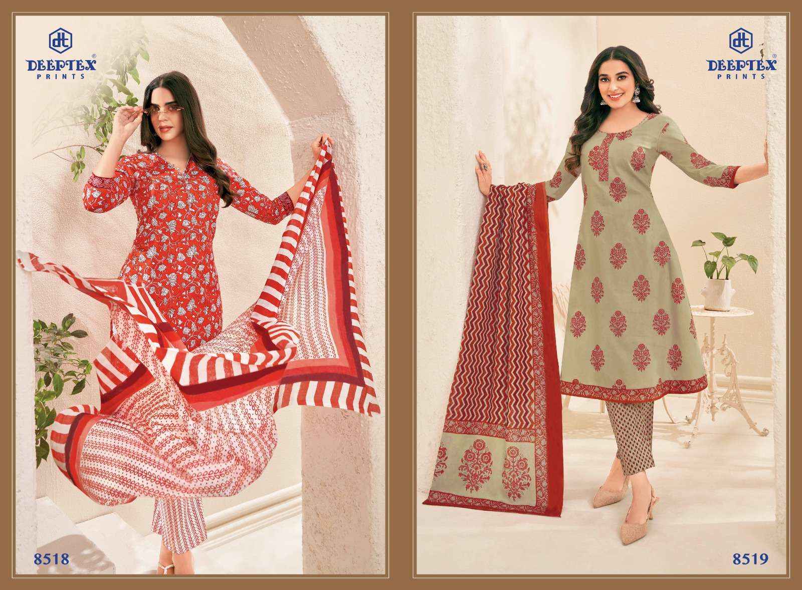 DEEPTEX PRINTS MISS INDIA VOL 85 COTTON PRINT DRESS MATERIAL ( 26 PCS CATALOG )