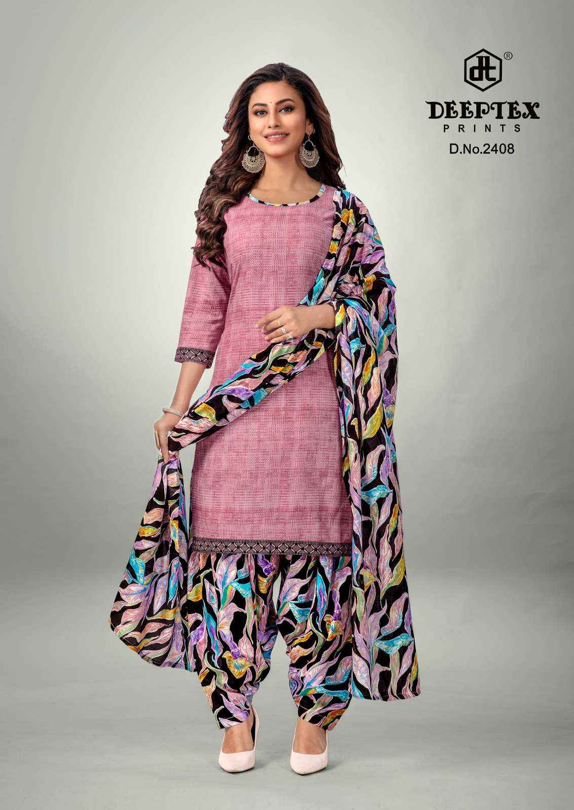 DEEPTEX PRINTS PICHKARI VOL 24 UNSTITCHED DRESS MATERIAL ( 10 PCS CATALOG )