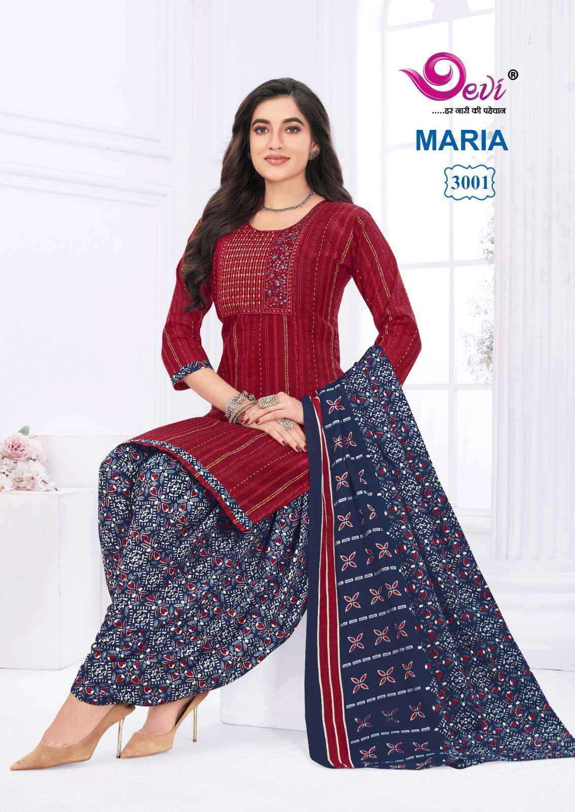 DEVI FASHION MARIA VOL 3 READYMADE PATIYALA SUIT ( 12 PCS CATALOG )