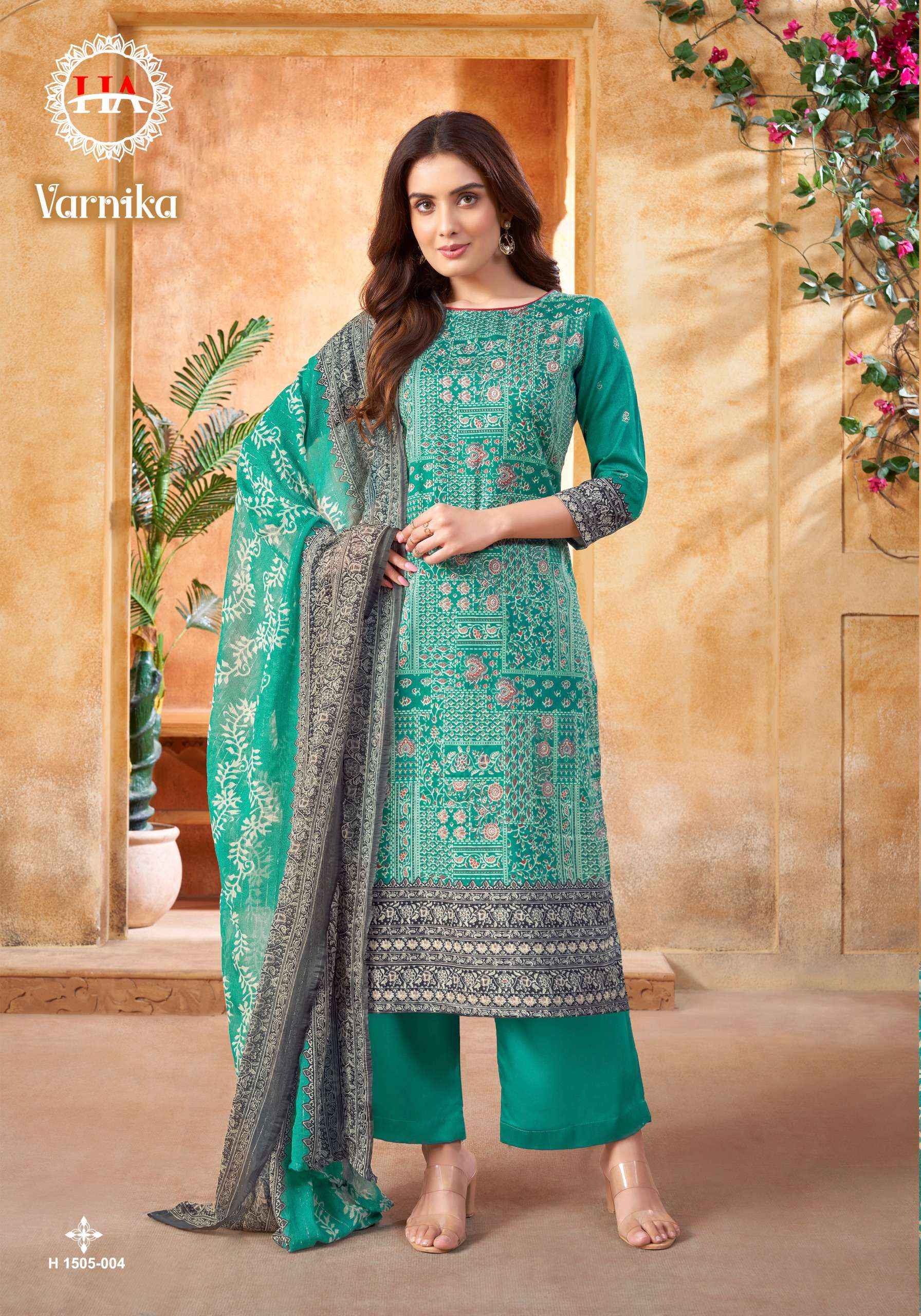 HARSHIT FASHION HUB VARNIKA SUITS ( 6 PCS CATALOG )