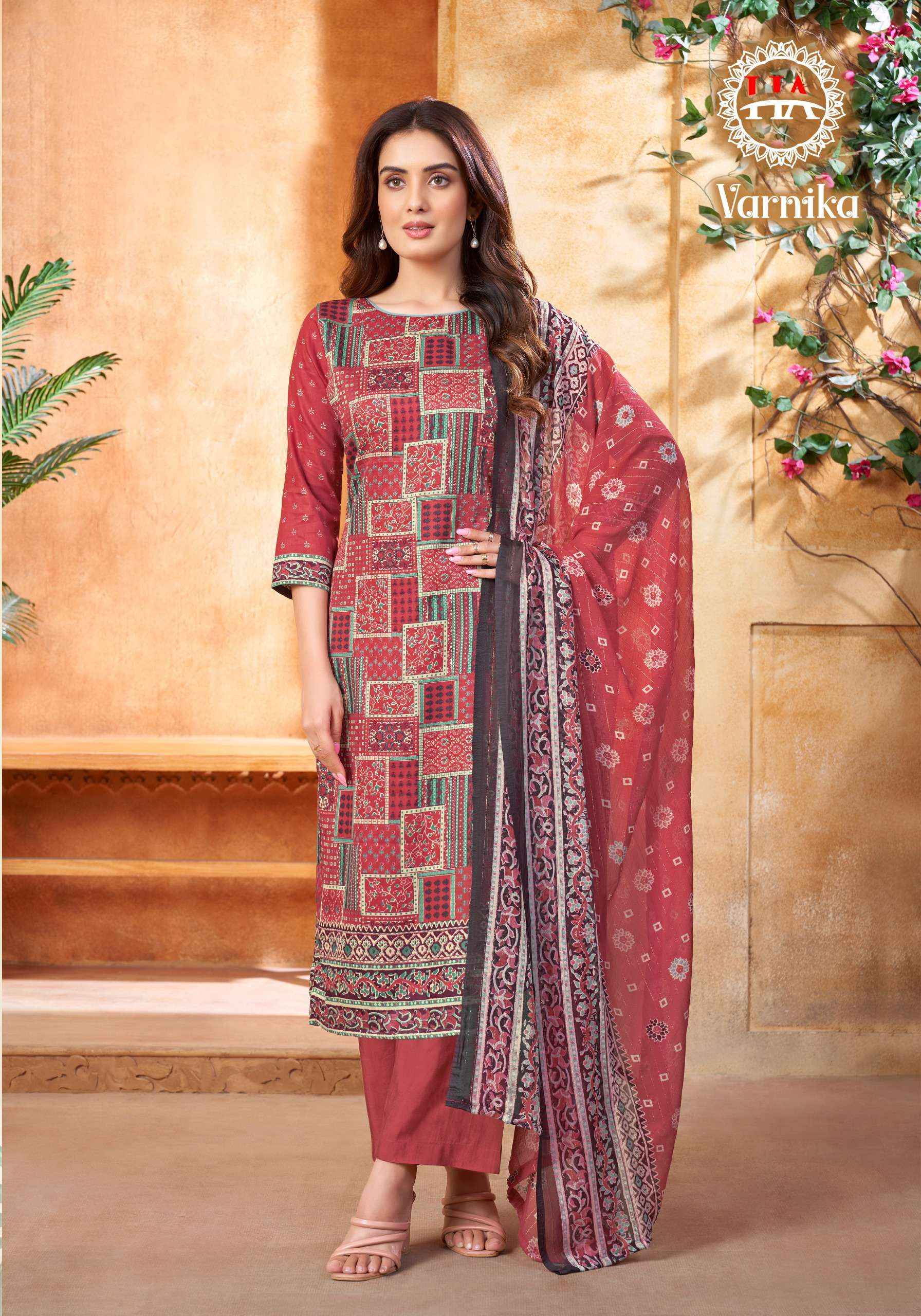 HARSHIT FASHION HUB VARNIKA SUITS ( 6 PCS CATALOG )