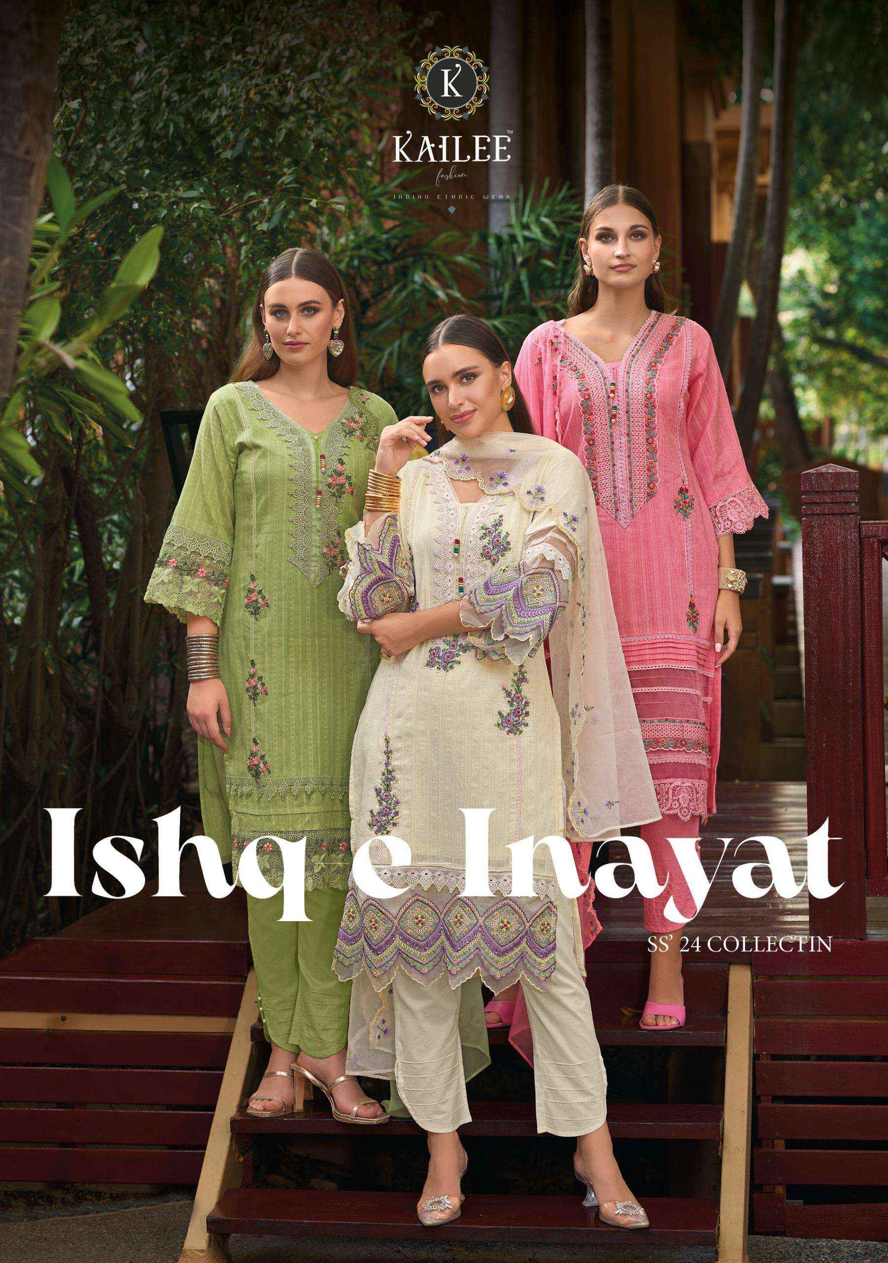 KAILEE FASHION ISHQ E INAYAT DESIGNER READYMADE SUIT ( 4 PCS CATALOG )