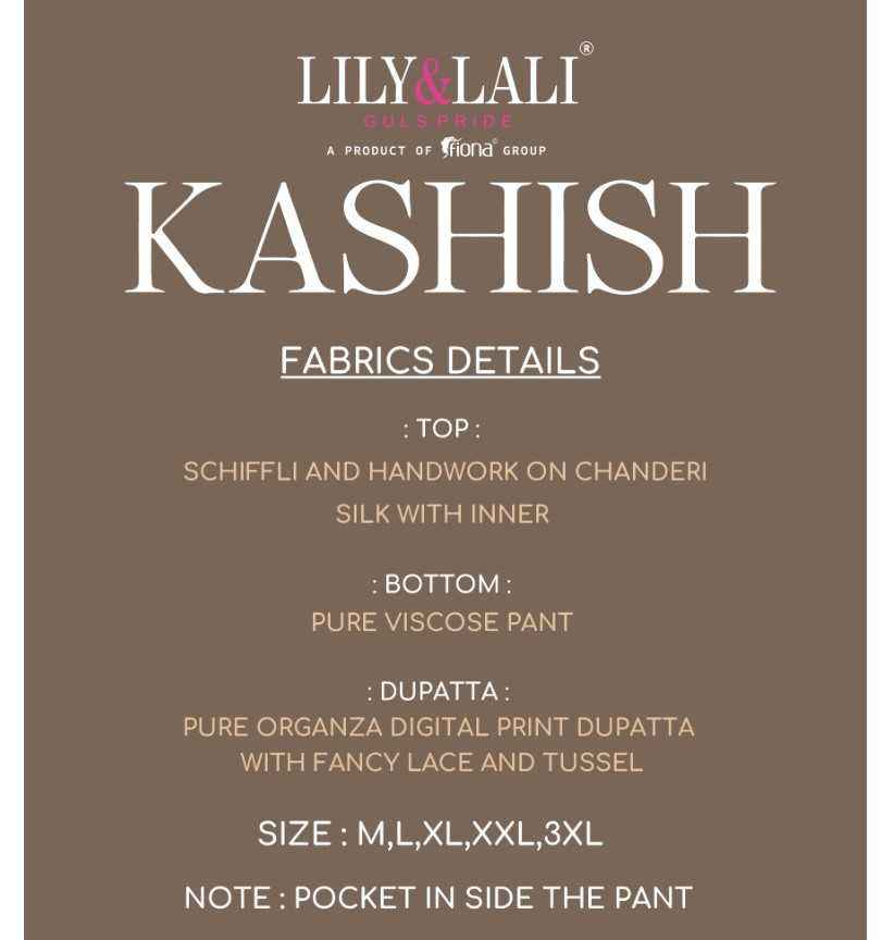 LILY AND LALI KASHISH TRADITIONAL SUITS ( 6 PCS CATALOG )