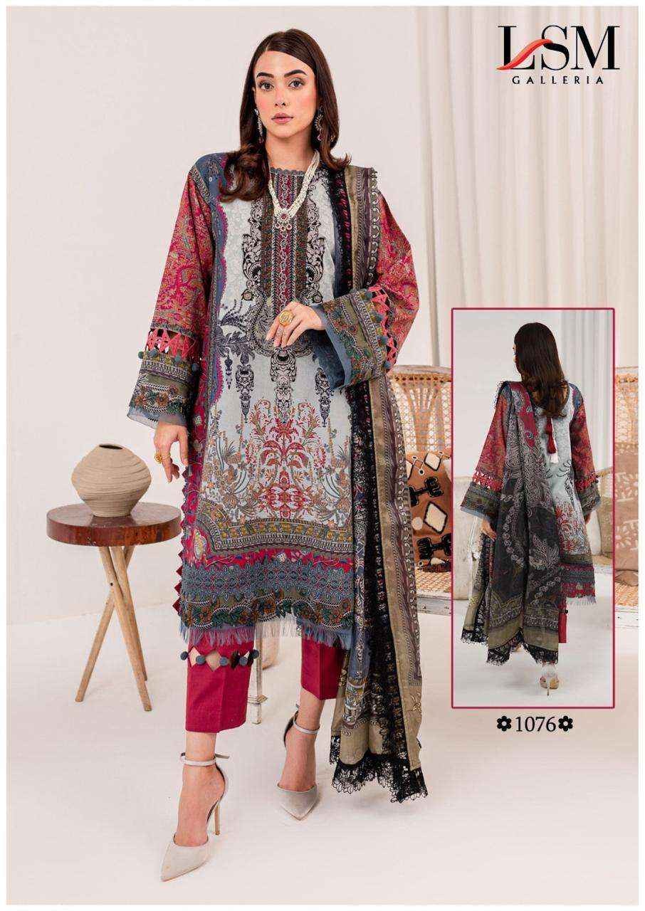 LSM GALLERIA PARIAN DREAM VOL-8 PAKISTANI SUITS ( 6 PCS CATALOG )