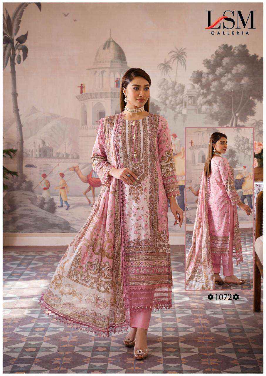 LSM GALLERIA PARIAN DREAM VOL-8 PAKISTANI SUITS ( 6 PCS CATALOG )