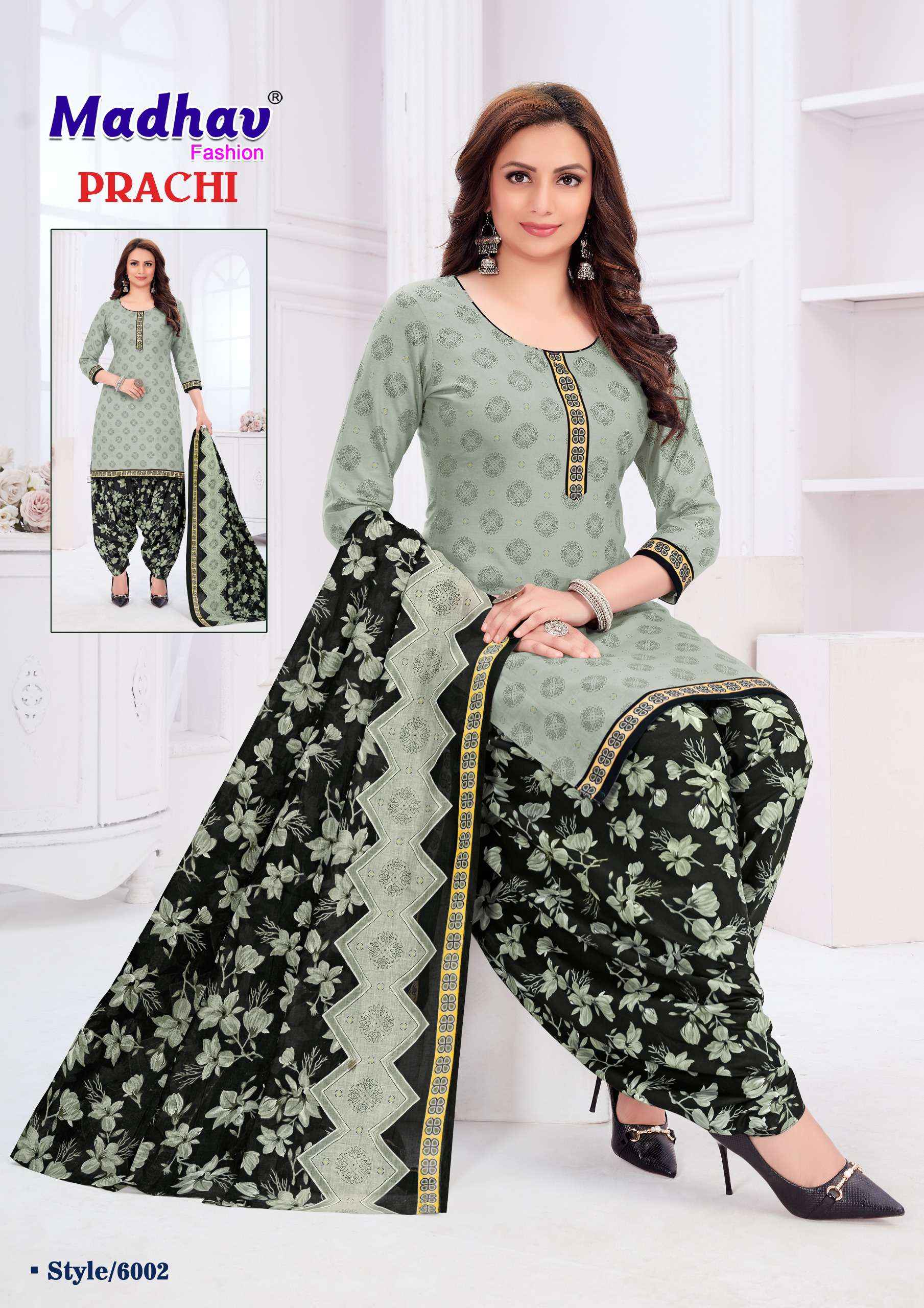 MADHAV FASHION PRACHI VOL 6 COTTON DRESS MATERIAL ( 10 PCS CATALOG )