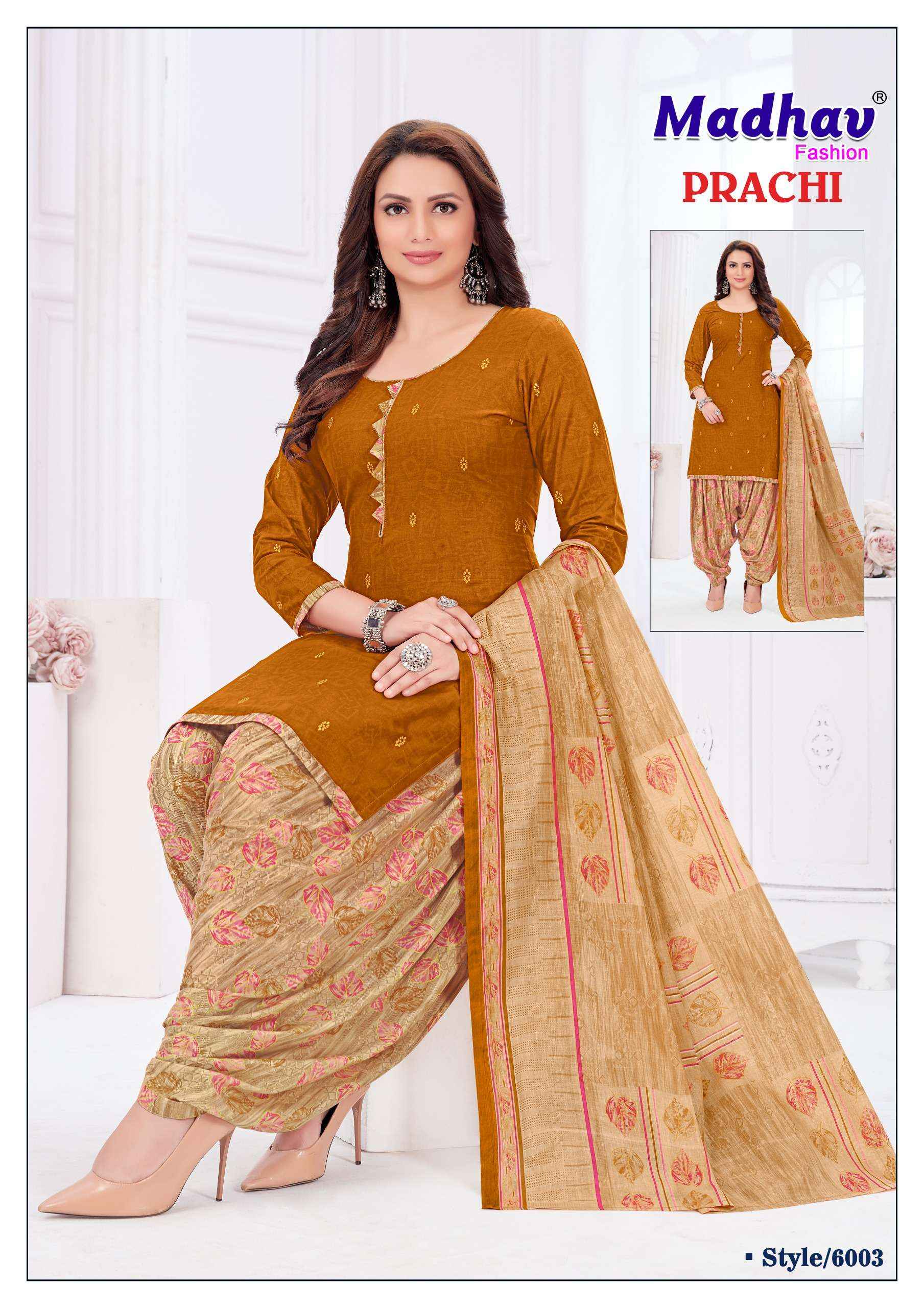 MADHAV FASHION PRACHI VOL 6 COTTON DRESS MATERIAL ( 10 PCS CATALOG )