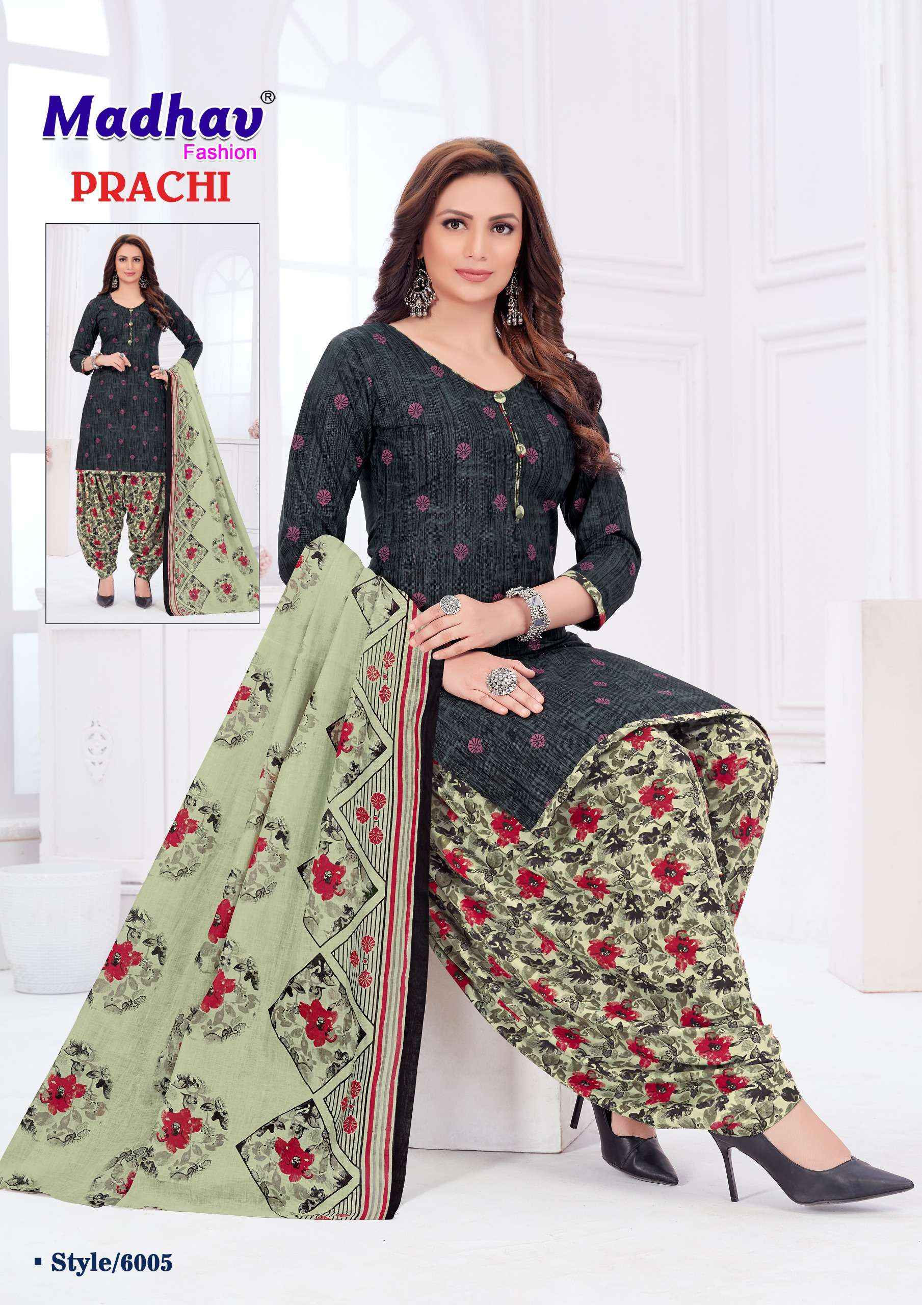 MADHAV FASHION PRACHI VOL 6 COTTON DRESS MATERIAL ( 10 PCS CATALOG )