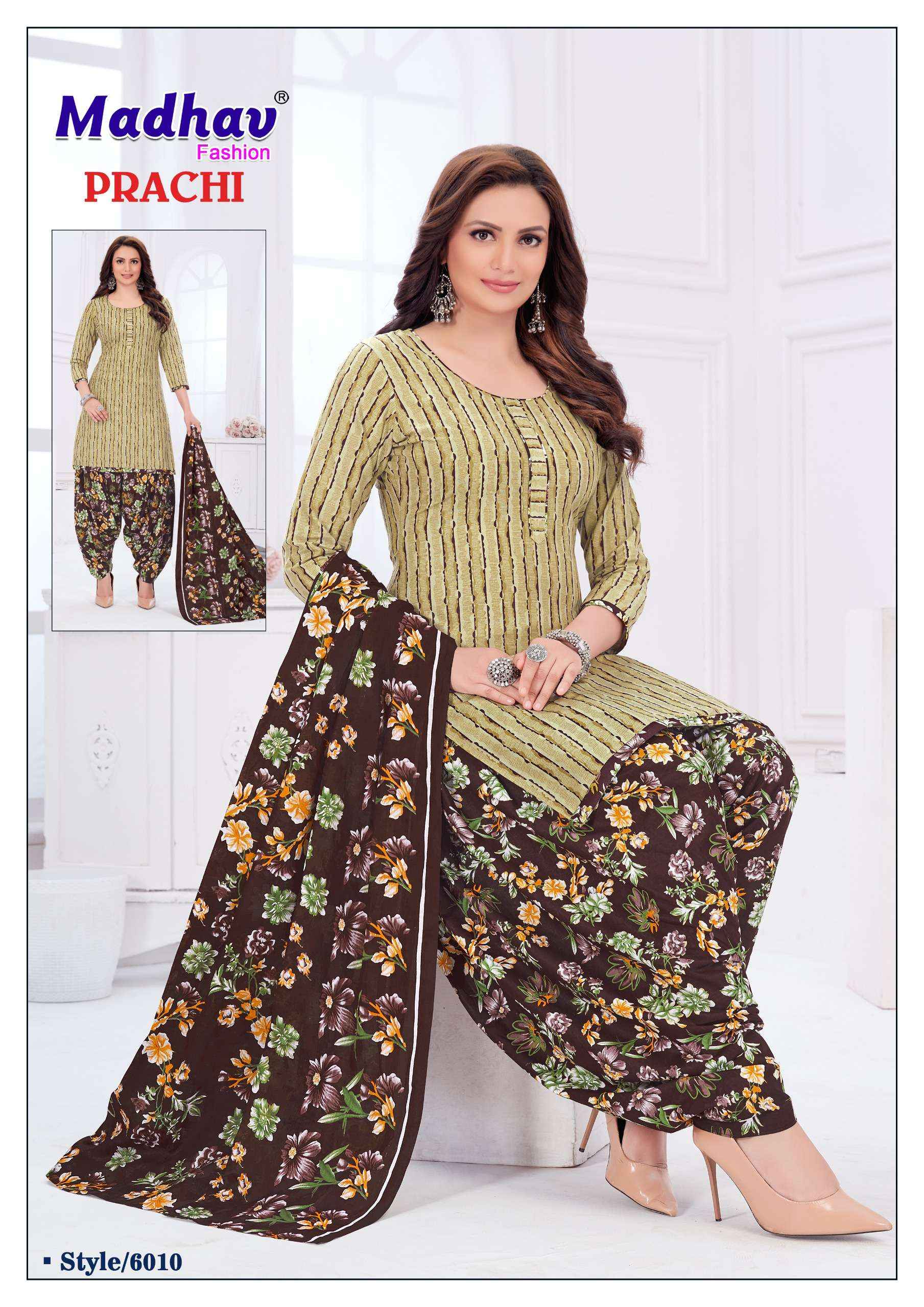 MADHAV FASHION PRACHI VOL 6 COTTON DRESS MATERIAL ( 10 PCS CATALOG )