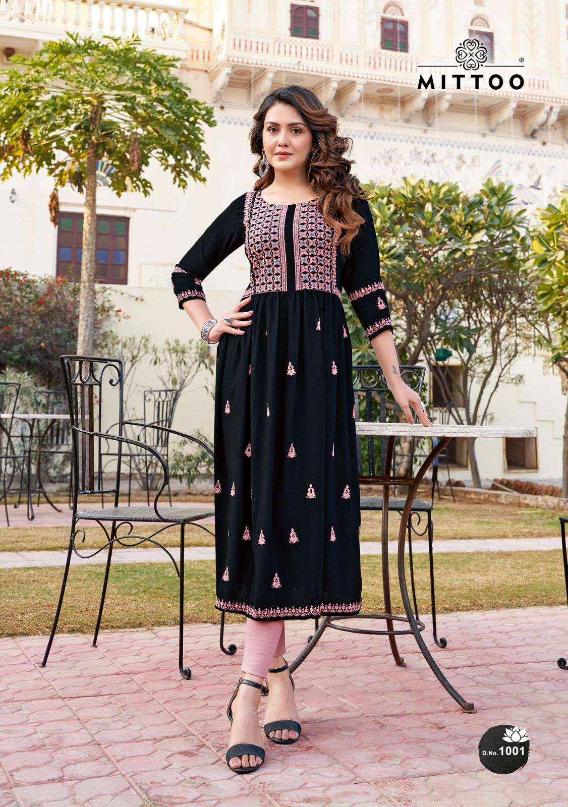 MITTOO FASHION PAANERI RAYON DESIGNER KURTIS ( 4 PCS CATALOG )