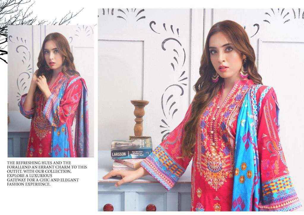 Nand Gopal Anaya Lawn Collection Pakistani Dress Material ( 8 Pcs Catalog )