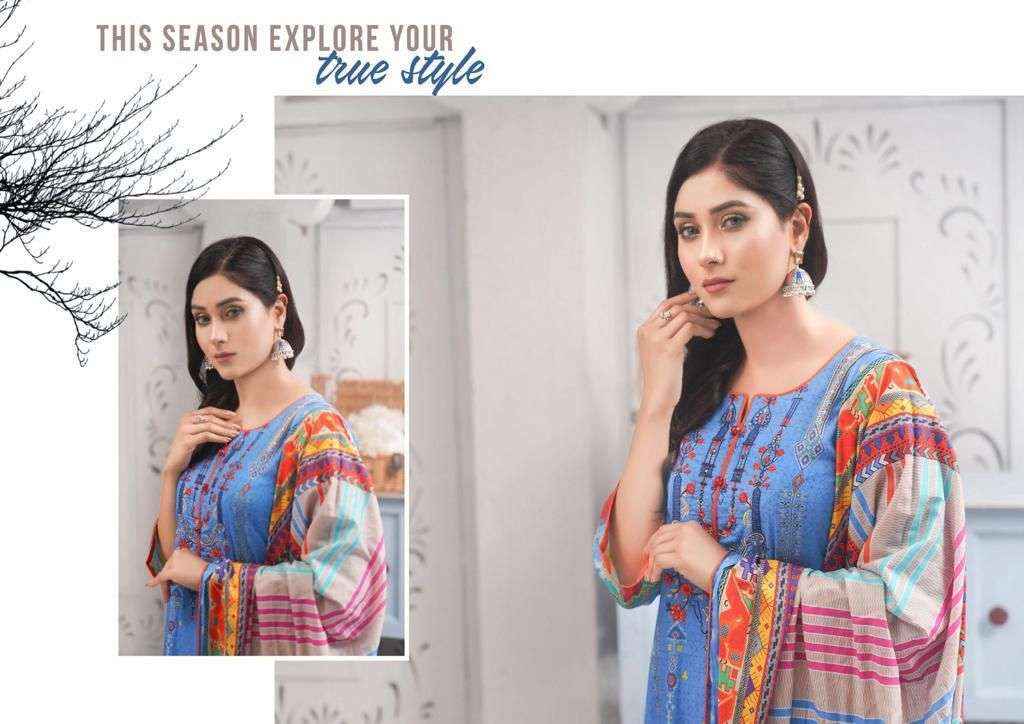 Nand Gopal Anaya Lawn Collection Pakistani Dress Material ( 8 Pcs Catalog )