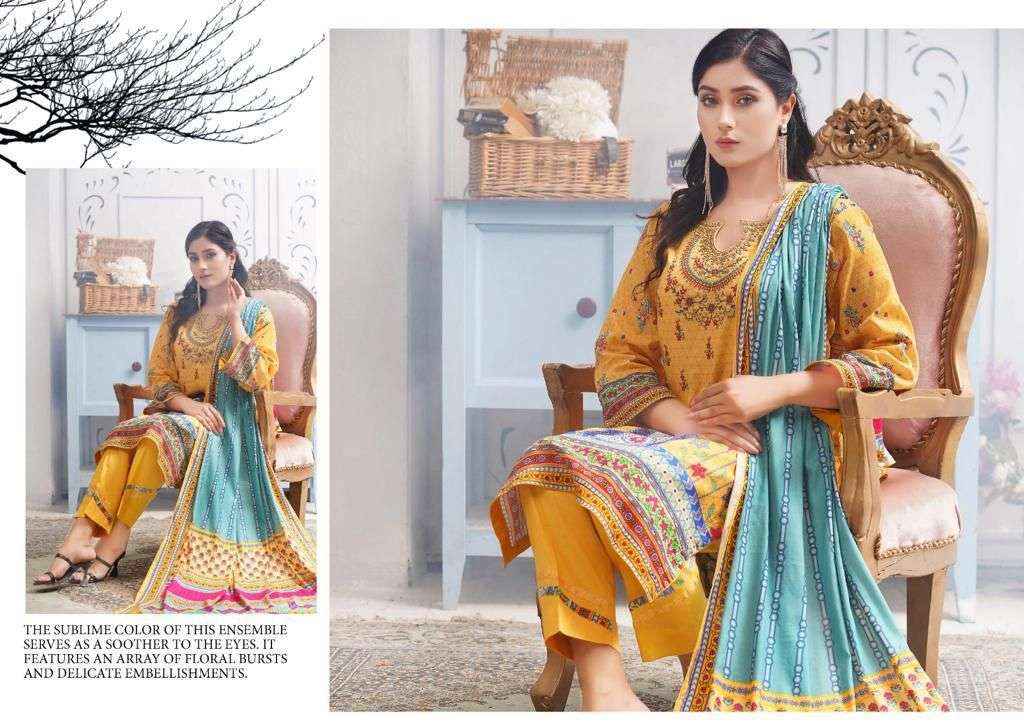 Nand Gopal Anaya Lawn Collection Pakistani Dress Material ( 8 Pcs Catalog )