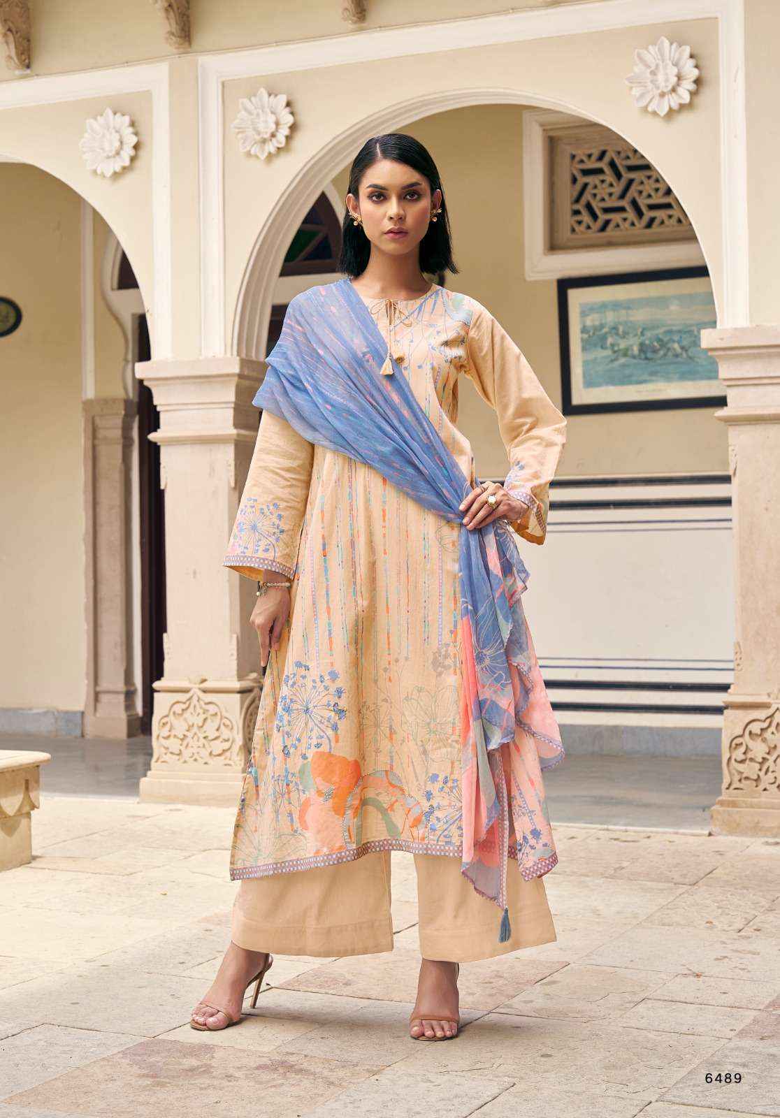 PRM TRENDZ SUNKISSED LAWN COTTON HAND WORK SUITS ( 8 pcsCATALOG )