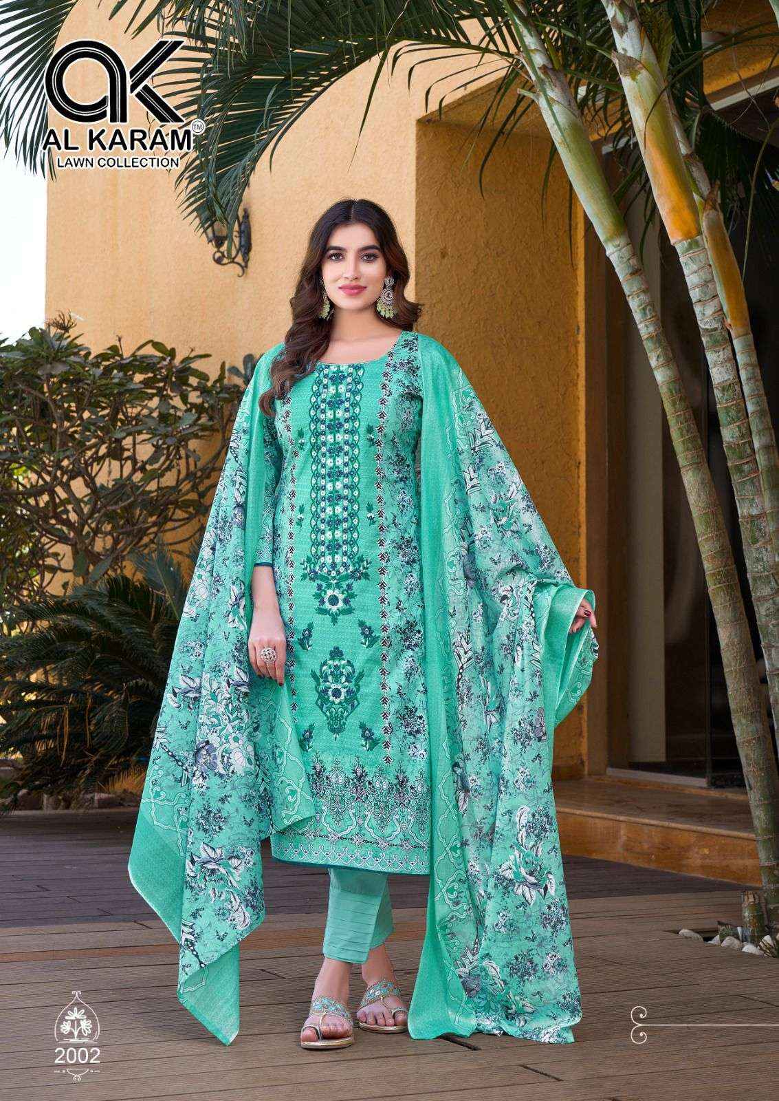 Al Karam Bin Ubaid Vol 2 Buy Cotton Pakistani Suits ( 6 Pcs Catalog )