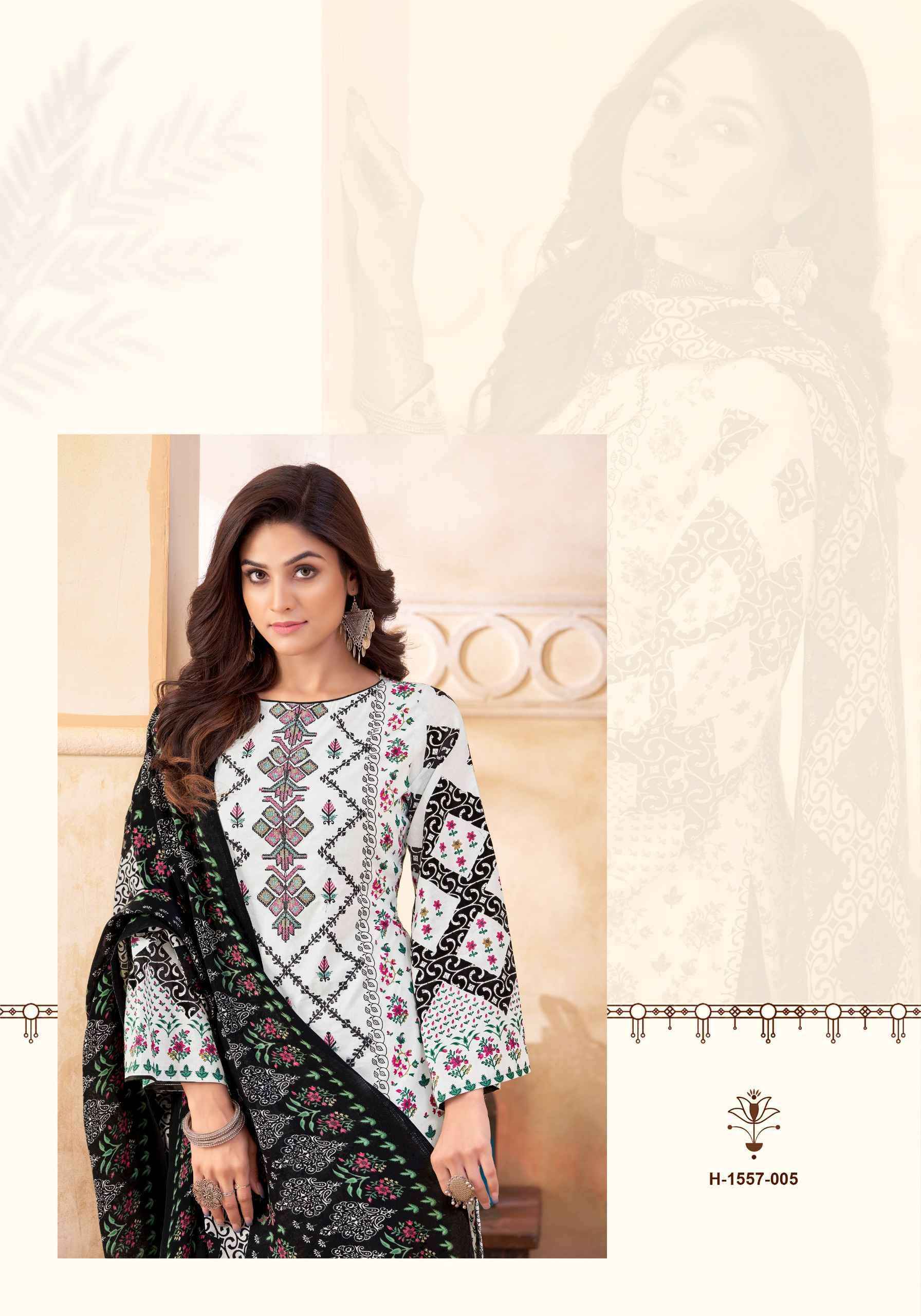Alok Suit Qudrat Black And White Suits ( 8 Pcs Catalog )